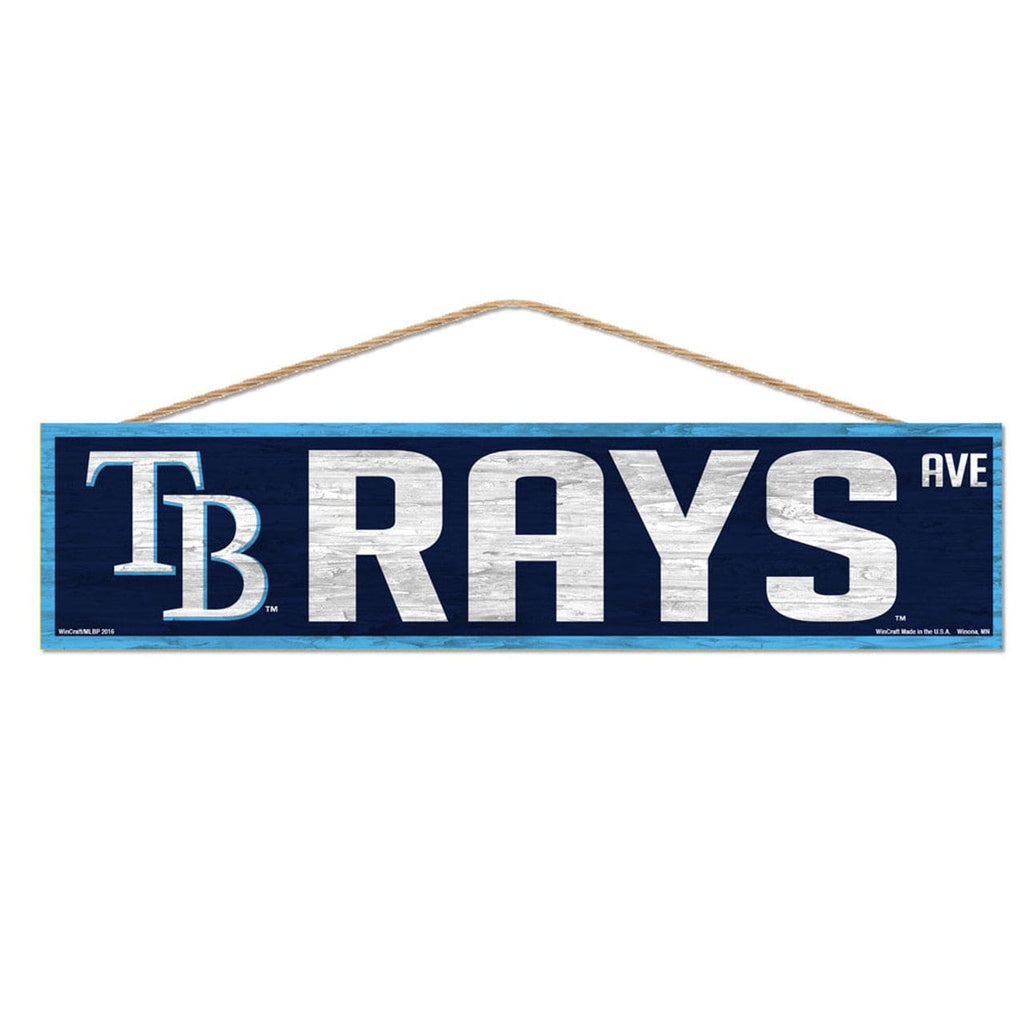 Sign 4x17 Avenue Tampa Bay Rays Sign 4x17 Wood Avenue Design 032085963246