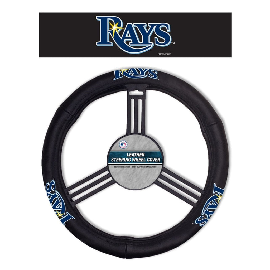 Tampa Bay Rays Tampa Bay Rays Steering Wheel Cover Leather CO 023245681308