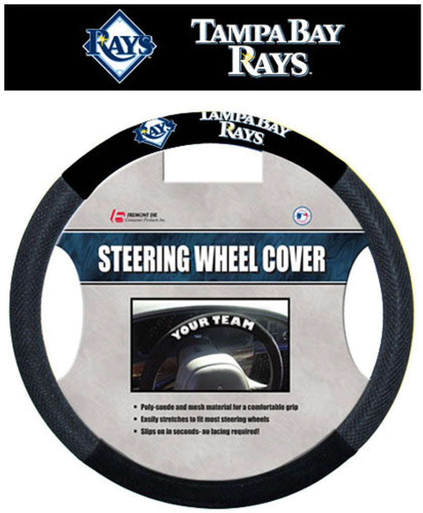 Tampa Bay Rays Tampa Bay Rays Steering Wheel Cover Mesh Style CO 023245685306