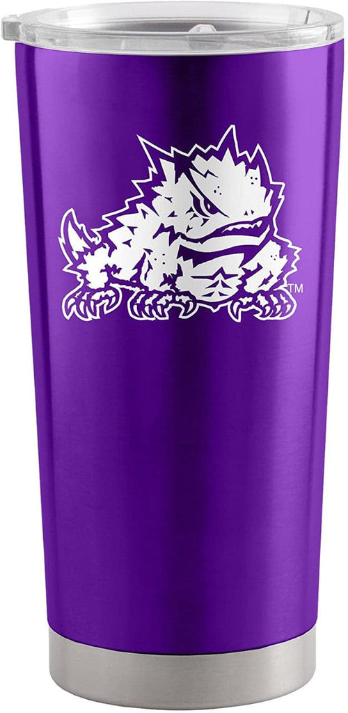 Drink Tumbler Steel 20 TCU Horned Frogs Travel Tumbler 20oz Ultra - Special Order 888860553443