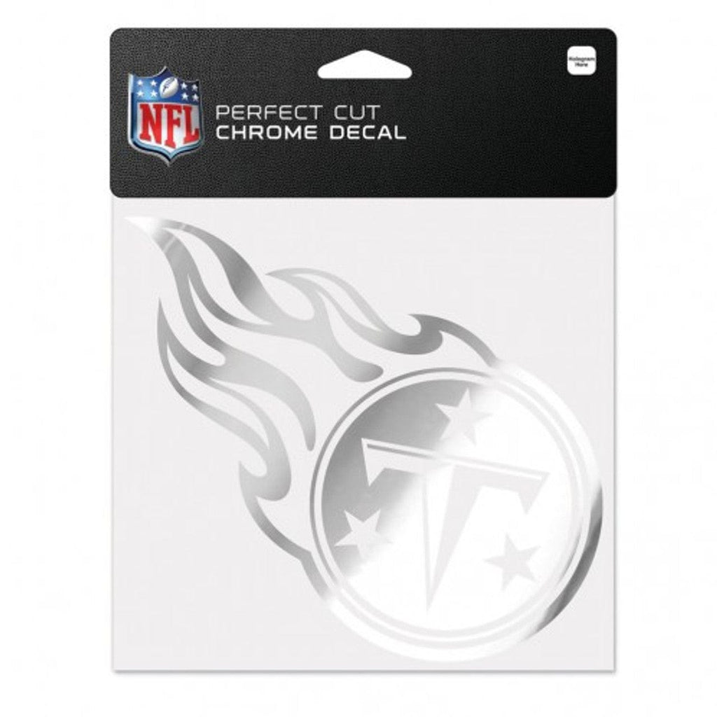 Decal 6x6 Perfect Cut Chrome Tennessee Titans Decal 6x6 Perfect Cut Chrome 032085120328