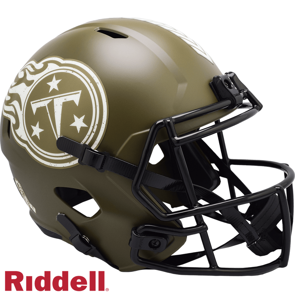 Salute to Service Helmets Tennessee Titans Helmet Riddell Replica Full Size Speed Style Salute To Service 095855632919