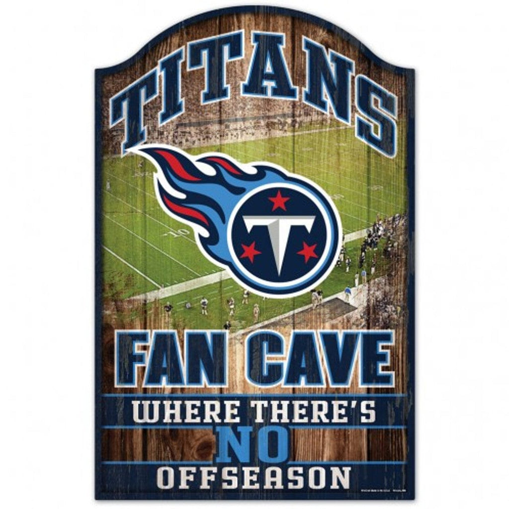 Sign 11x17 Fan Cave Tennessee Titans Sign 11x17 Wood Fan Cave Design 032085061409