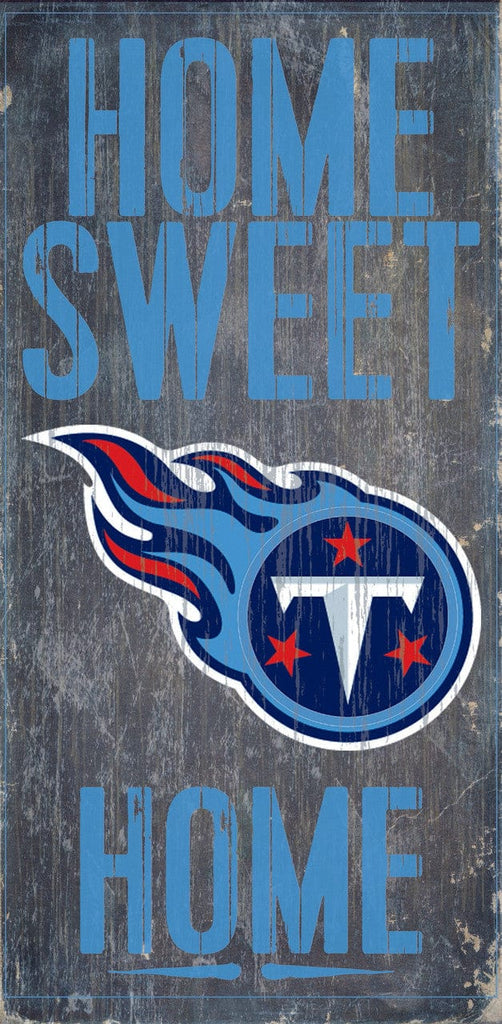 Sign 6x12 Home Sweet Home Tennessee Titans Wood Sign - Home Sweet Home 6"x12" 878460048593