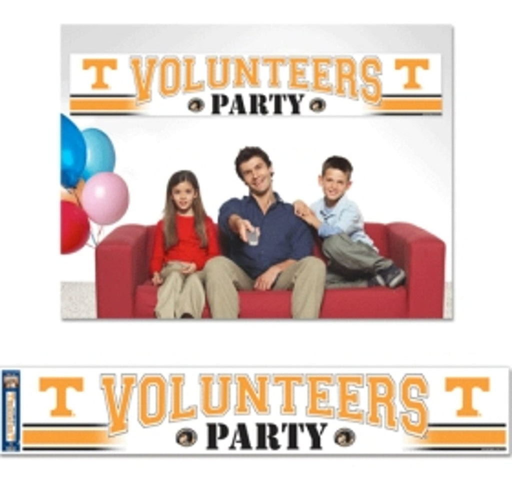 Tennessee Volunteers Tennessee Volunteers Banner 12x65 Party Style CO 032085546371