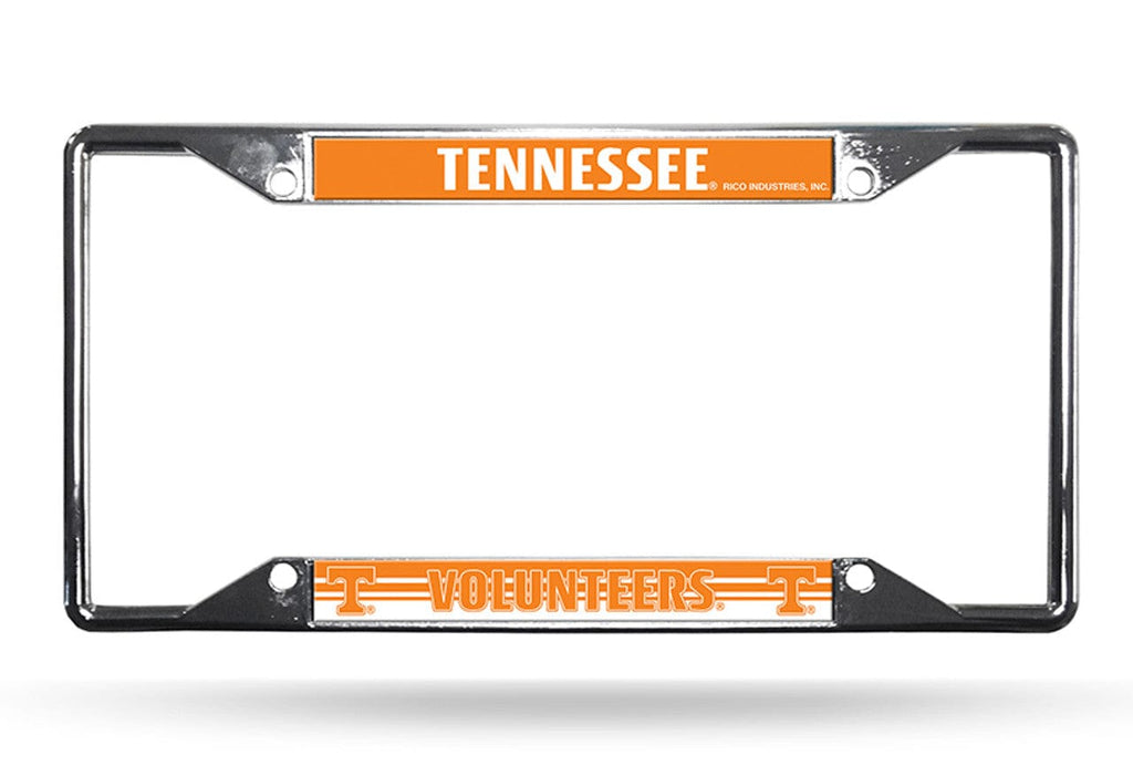 License Frame Chrome EZ Tennessee Volunteers License Plate Frame Chrome EZ View - Special Order 094746486419