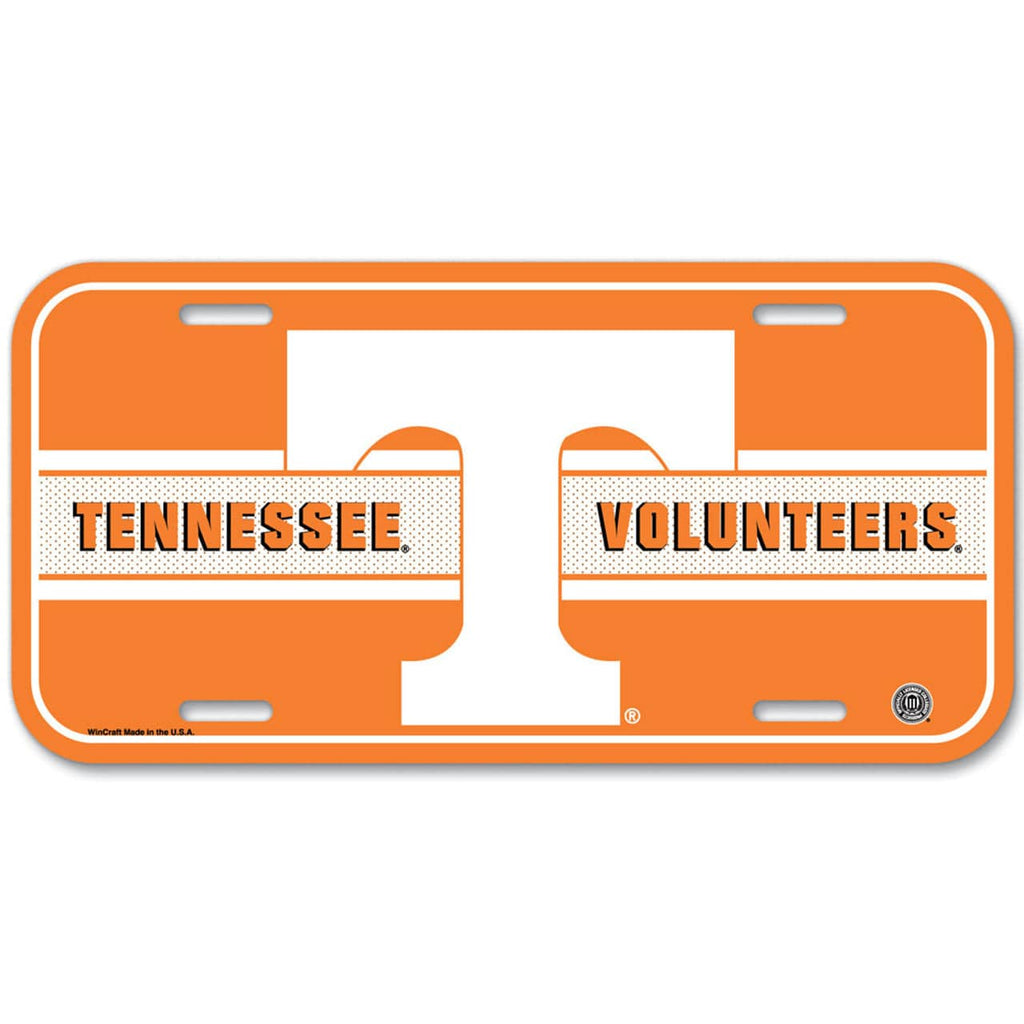 License Plate Plastic Tennessee Volunteers License Plate Plastic 032085977755