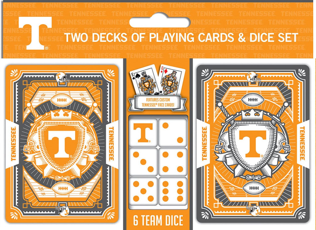 Playing Cards and Dice Set Tennessee Volunteers Playing Cards and Dice Set 705988013478