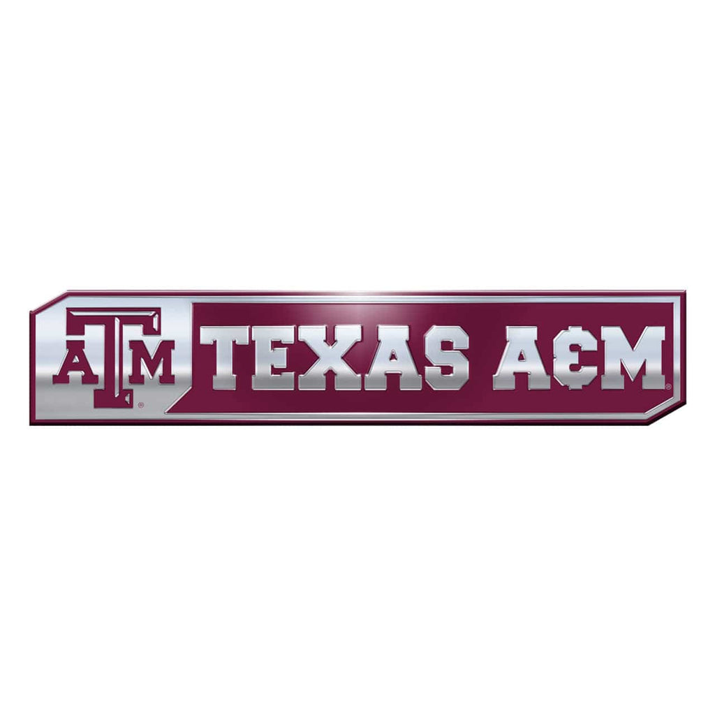 Auto Emblem Color Texas A&M Aggies Auto Emblem Truck Edition 2 Pack - Special Order 681620294675