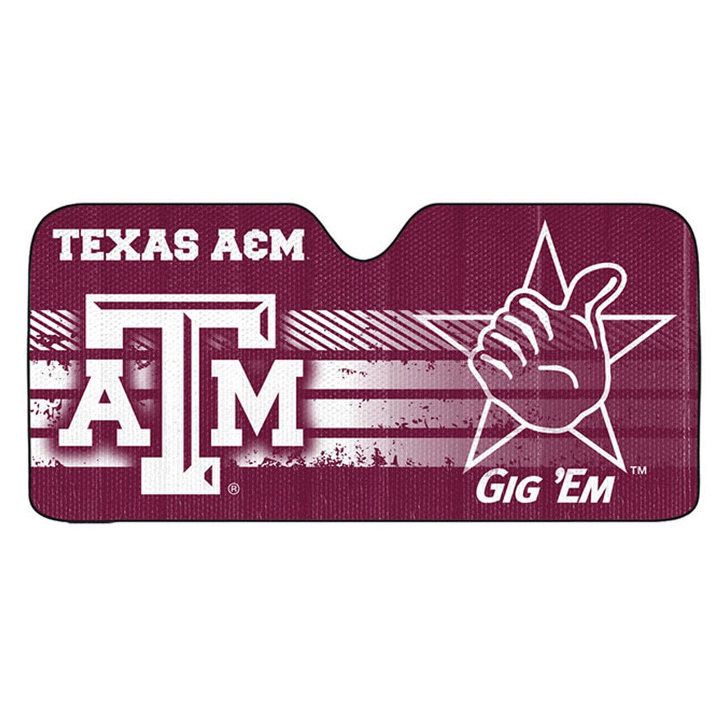 Auto Sun Shade Texas A&M Aggies Auto Sun Shade 59x27 681620264678