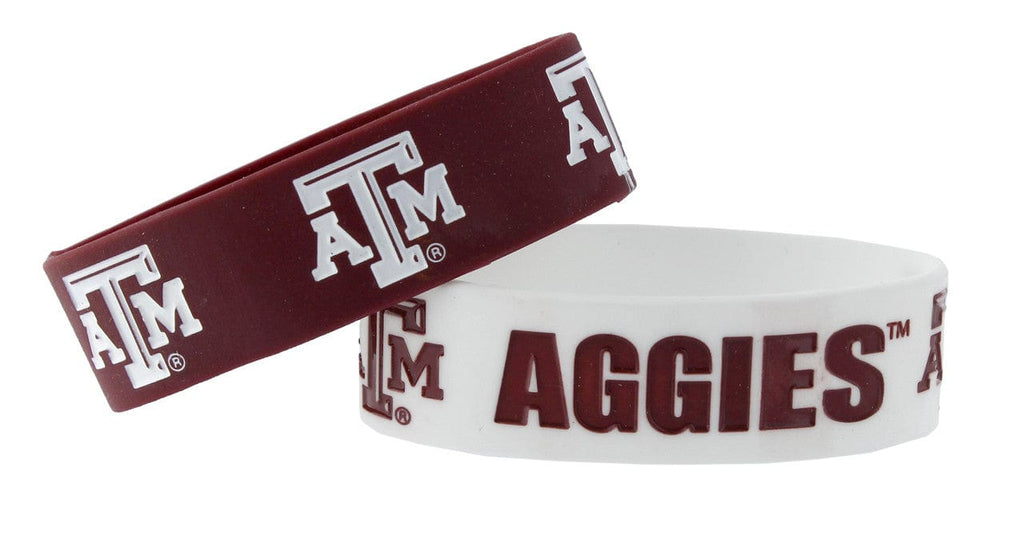 Jewelry Bracelets 2 Packs Texas A&M Aggies Bracelets - 2 Pack Wide - Special Order 763264967853