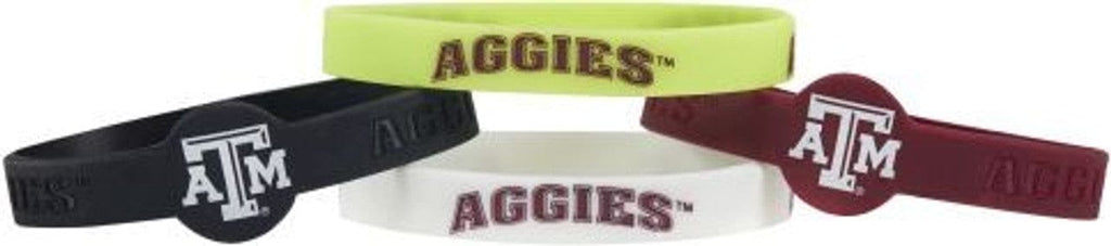 Jewelry Bracelets 4 Packs Texas A&M Aggies Bracelets - 4 Pack Silicone - Special Order 763264358910