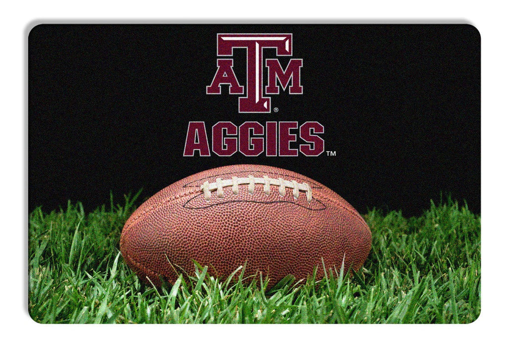 Pet Fan Gear Bowl Mat Texas A&M Aggies Classic Football Pet Bowl Mat - L 844214071605