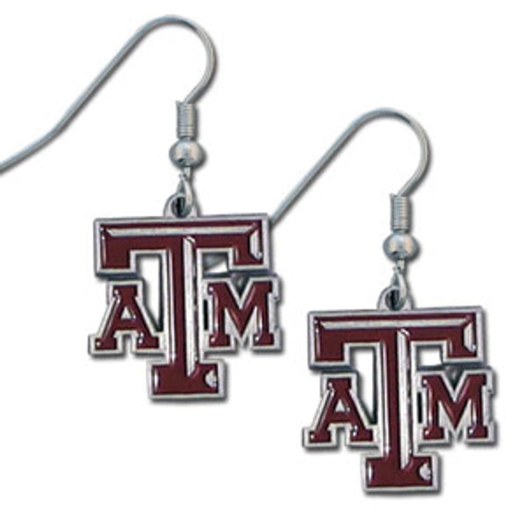 Jewelry Earrings Dangle Texas A&M Aggies Dangle Earrings 754603481260