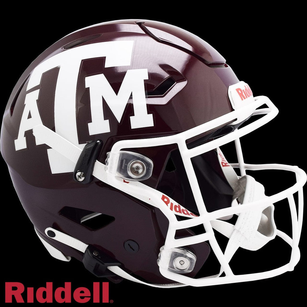Texas A&M Aggies Texas A&M Aggies Helmet Riddell Authentic Full Size SpeedFlex Style Maroon Special Order 095855327419