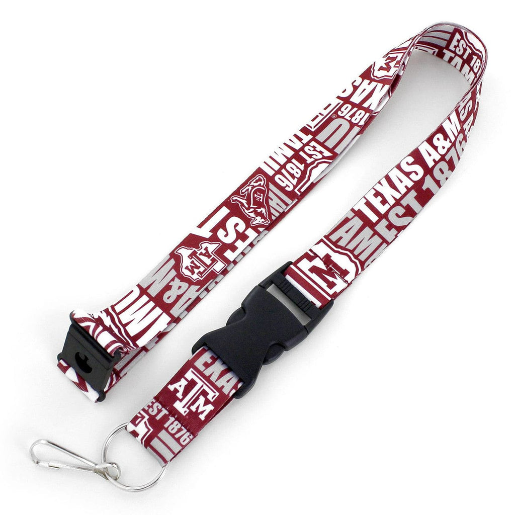 Dynamic Lanyards Texas A&M Aggies Lanyard Breakaway Style Dynamic Design 763264886239