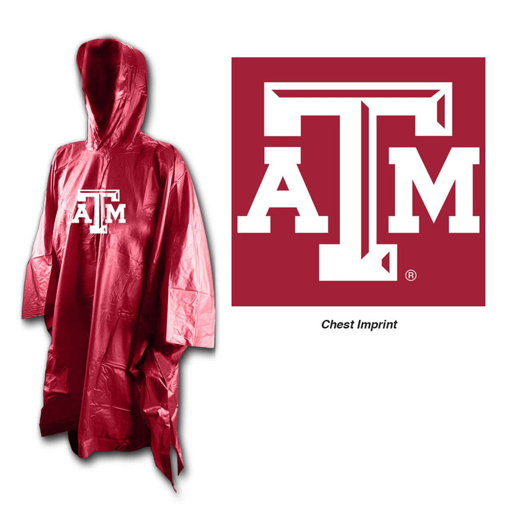 Rain Ponchos Texas A&M Aggies Rain Poncho 099606253507