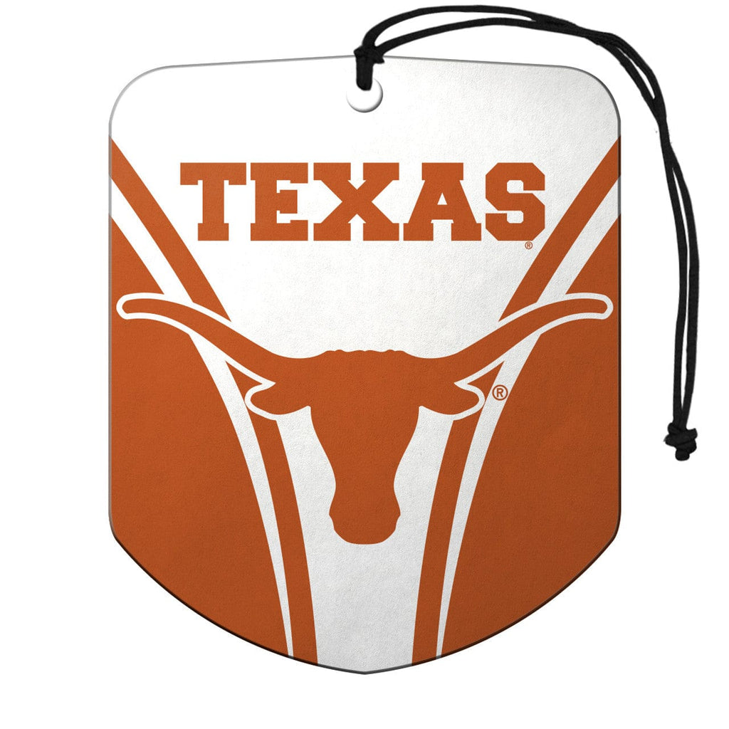 Air Fresheners Texas Longhorns Air Freshener Shield Design 2 Pack 681620556667