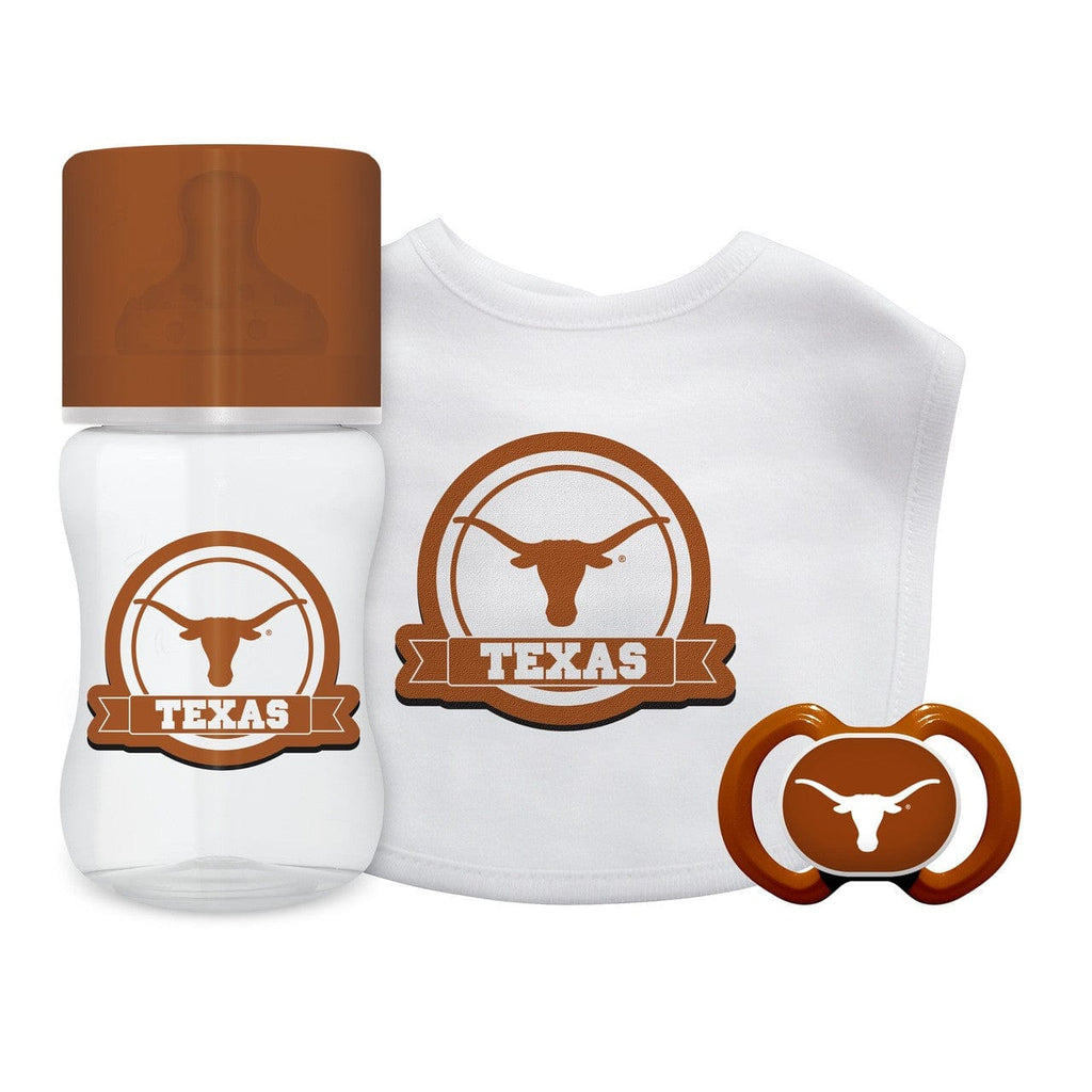 Baby Gift Set 3 Piece Texas Longhorns Baby Gift Set 3 Piece 817407024702