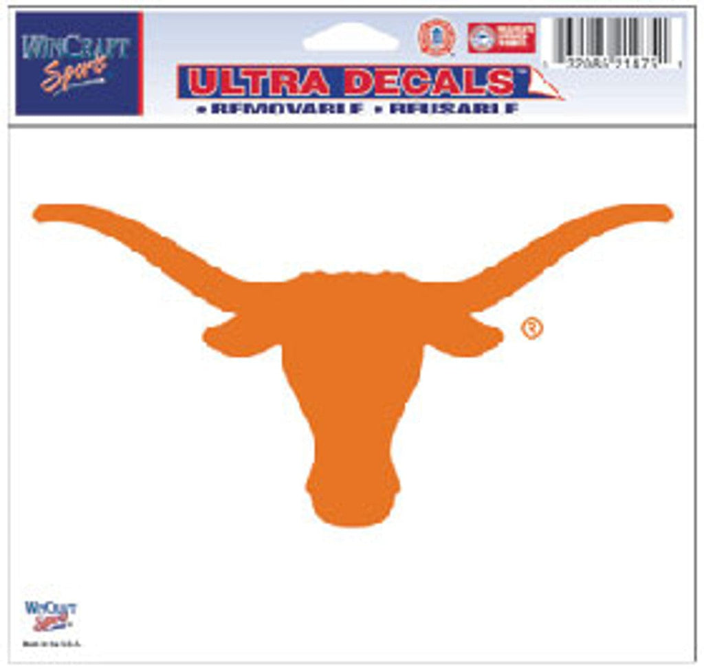 Decal 5x6 Multi Use Color Texas Longhorns Decal 5x6 Ultra Color 032085214751