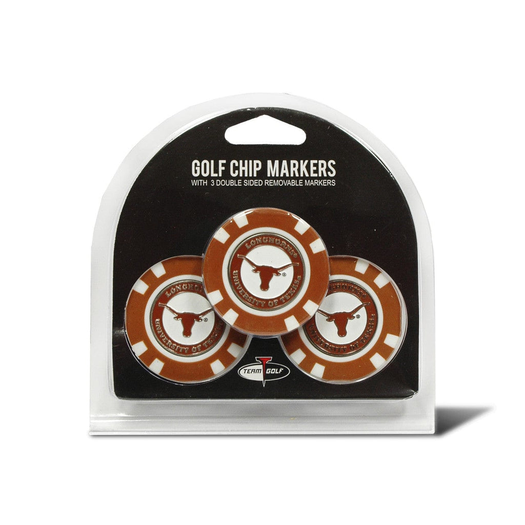 Golf Chip with Marker 3 Pack Texas Longhorns Golf Chip with Marker 3 Pack 637556233882