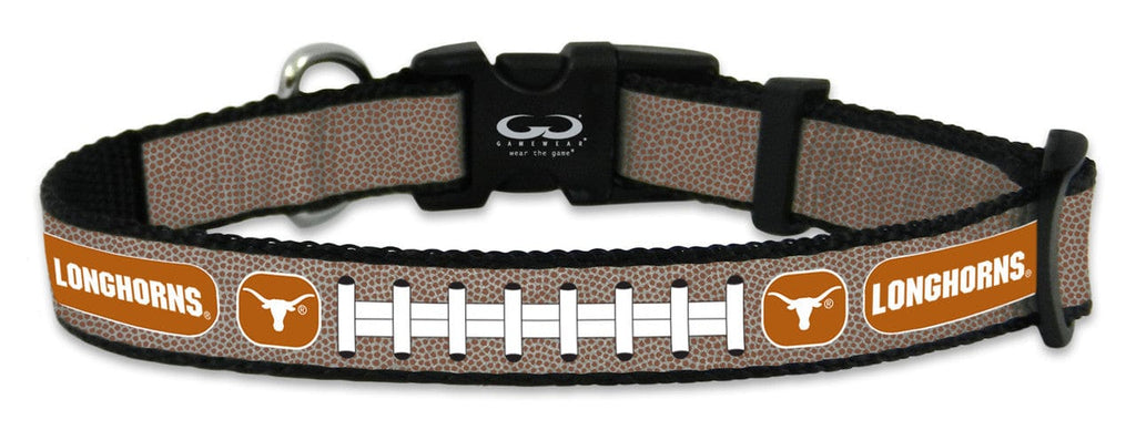 Pet Fan Gear Collar Texas Longhorns Reflective Toy Football Collar 844214070769
