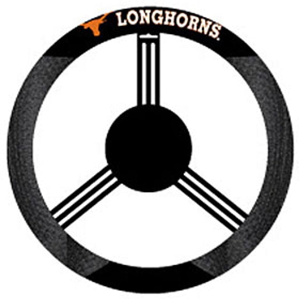 Texas Longhorns Texas Longhorns Steering Wheel Cover Mesh Style CO 023245585675