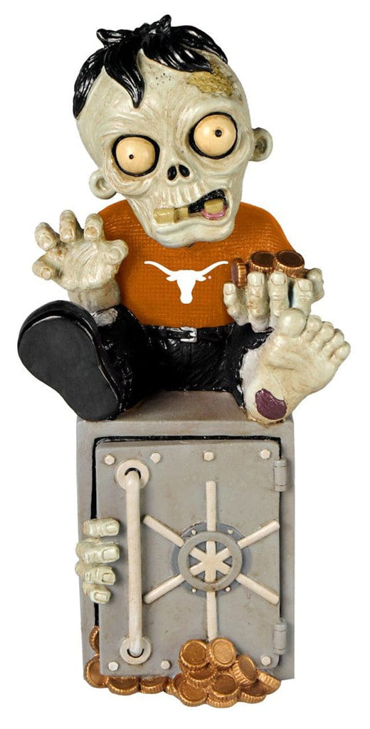 Texas Longhorns Texas Longhorns Zombie Figurine Bank CO 887849519319