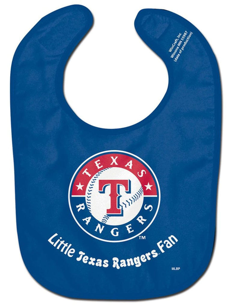 Baby Bib Texas Rangers Baby Bib - All Pro Little Fan - Special Order 099606200464