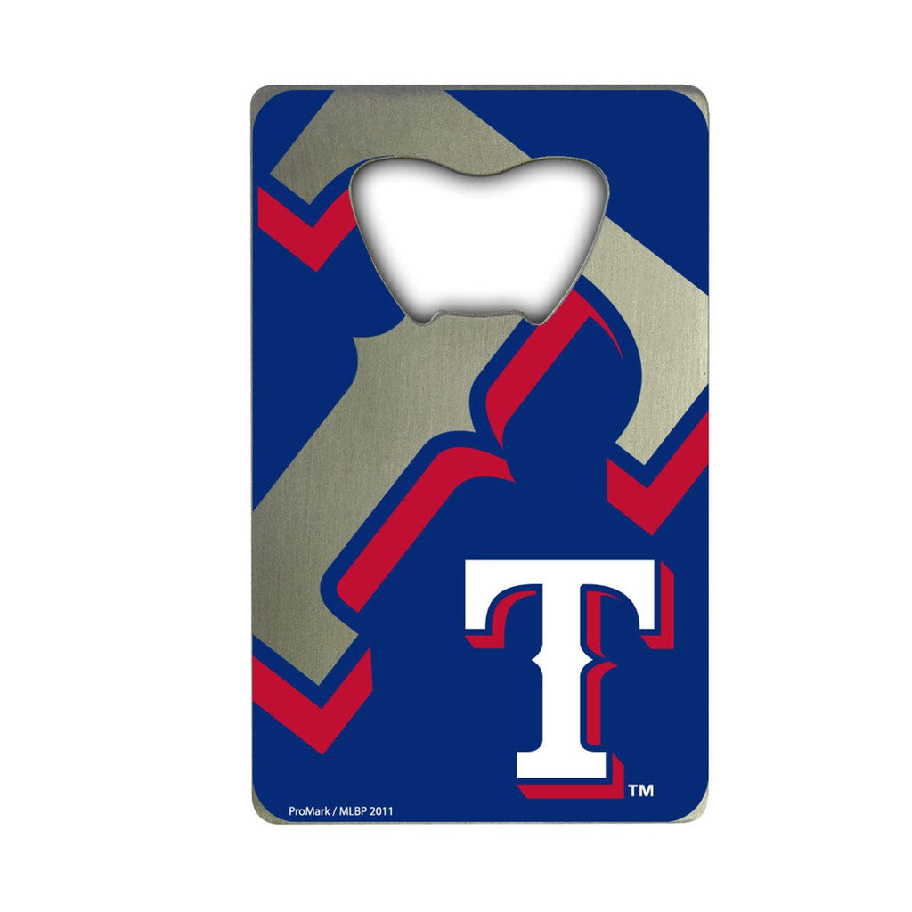 Bottle Opener Credit Card Style Texas Rangers Bottle Opener Credit Card Style - Special Order 681620626292