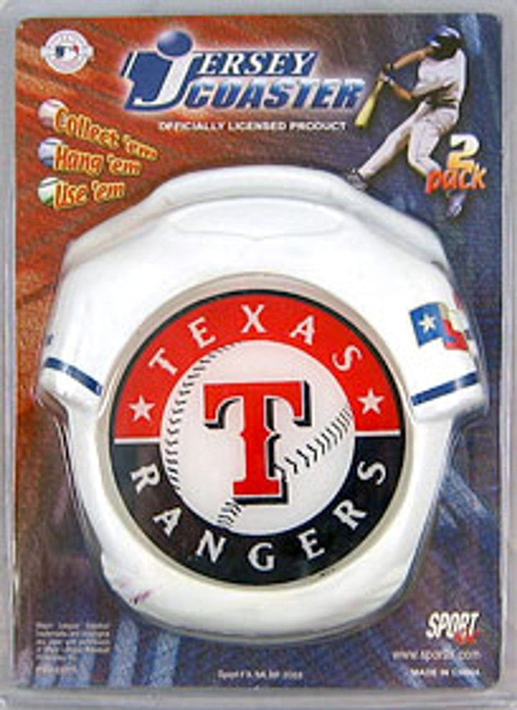 Texas Rangers Texas Rangers Coaster Set Jersey Style CO 626551120297