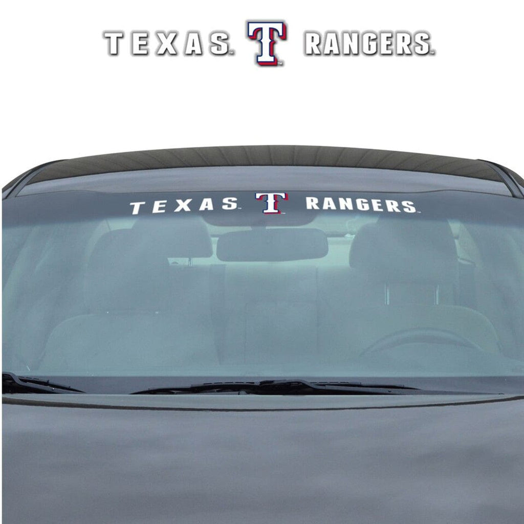 Decal 35x4 Windshield Style Texas Rangers Decal 35x4 Windshield - Special Order 681620808292