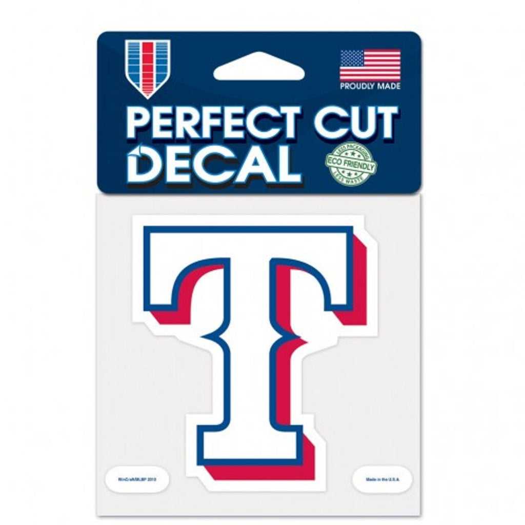 Decal 4x4 Perfect Cut Color Texas Rangers Decal 4x4 Perfect Cut Color 032085939043