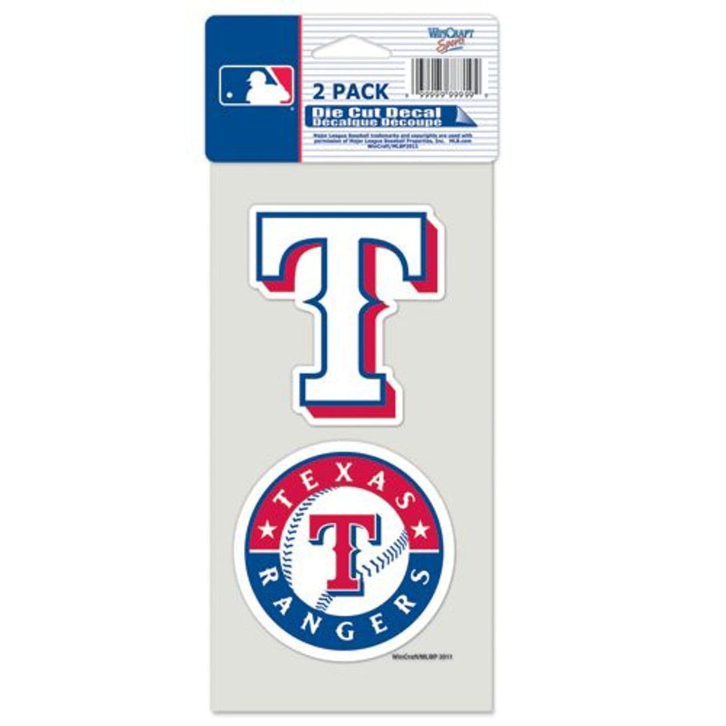 Decal 4x4 Perfect Cut Set of 2 Texas Rangers Decal 4x4 Perfect Cut Set of 2 032085476555