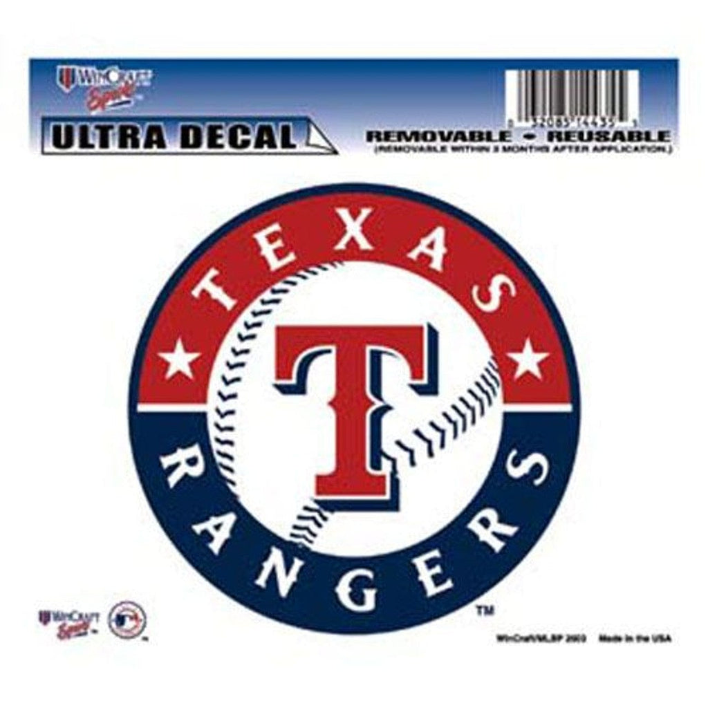 Decal 5x6 Multi Use Color Texas Rangers Decal 5x6 Ultra Color 032085144355