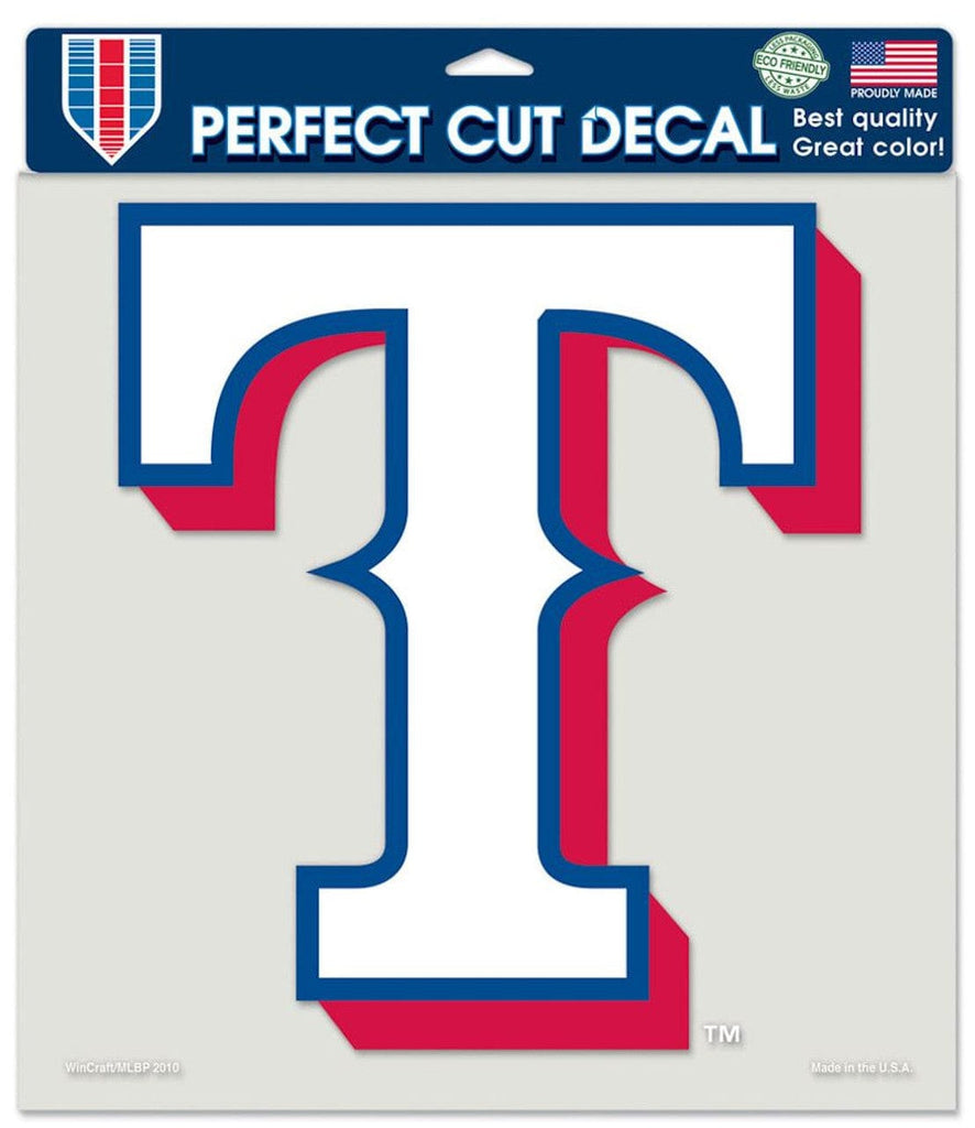 Decal 8x8 Perfect Cut Color Texas Rangers Decal 8x8 Die Cut Color 032085799418