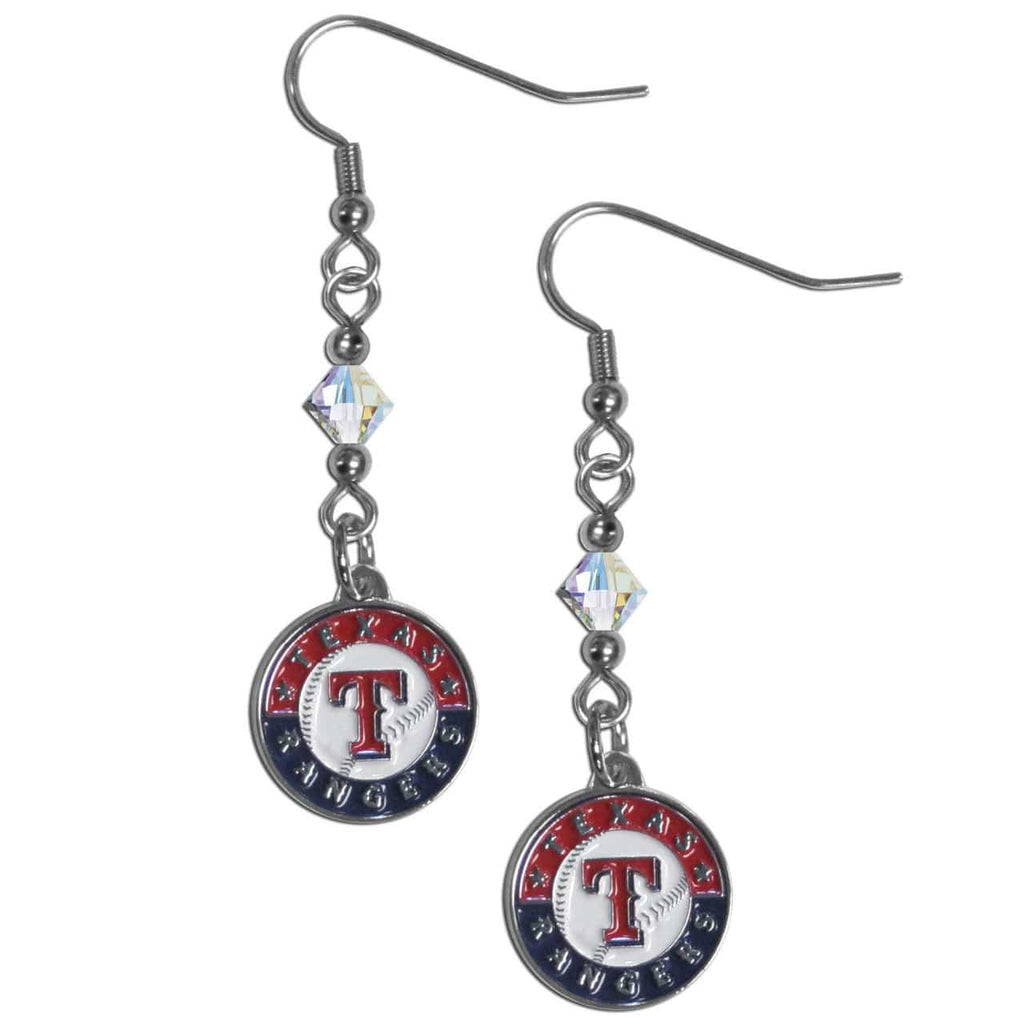 Texas Rangers Texas Rangers Earrings Fish Hook Post Style CO 754603337697