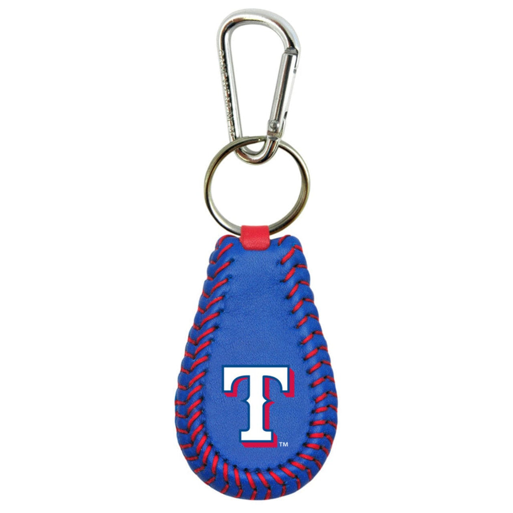 Texas Rangers Texas Rangers Keychain Team Color Baseball CO 844214063686