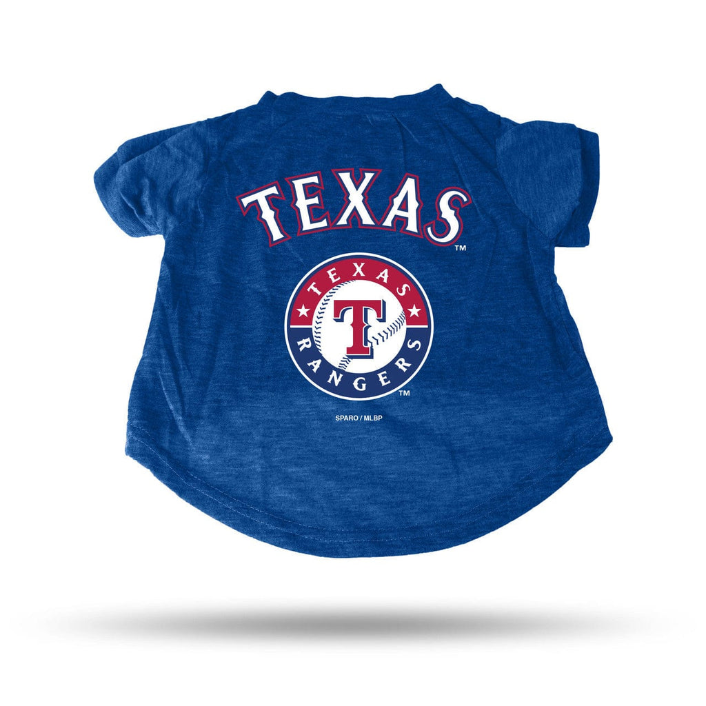Pet Tee Shirt Texas Rangers Pet Tee Shirt Size L 767345323026