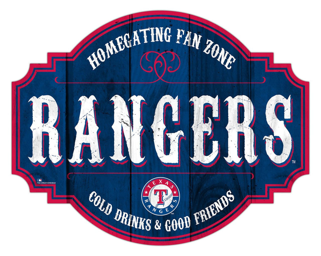 Signs Texas Rangers Sign Wood 12 Inch Homegating Tavern 878461185525