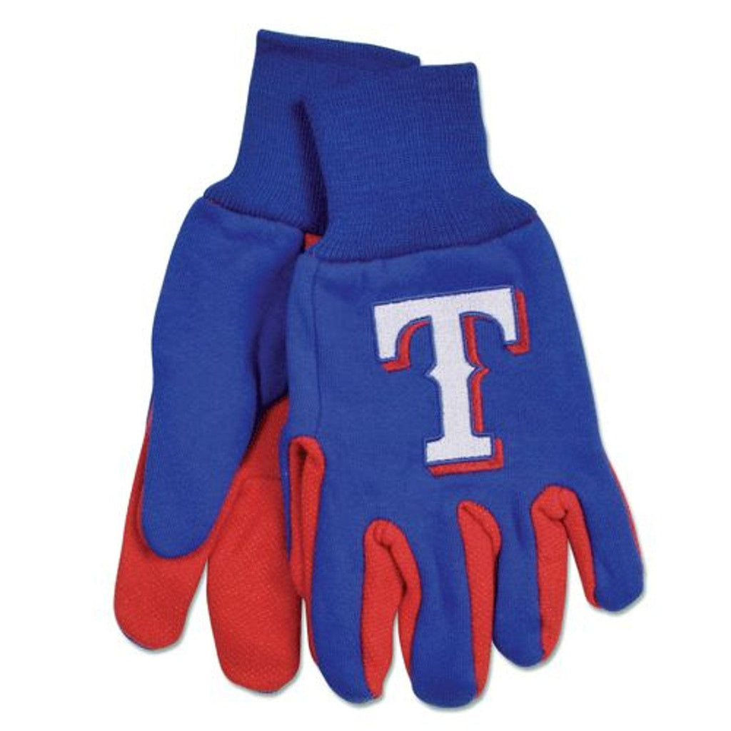 Gloves Texas Rangers Two Tone Gloves - Adult Size - Special Order 099606940858