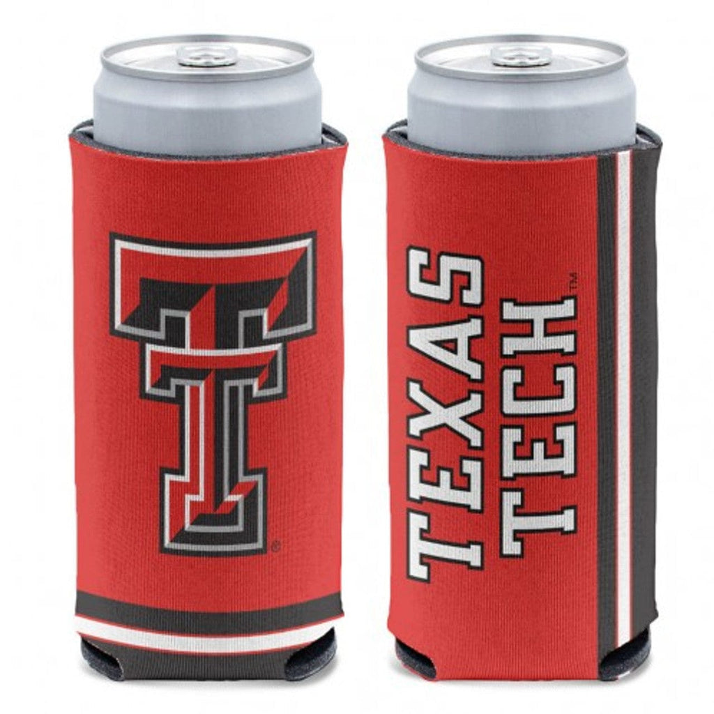 Slim Can Coolers Texas Tech Red Raiders Can Cooler Slim Can Design 194166085817