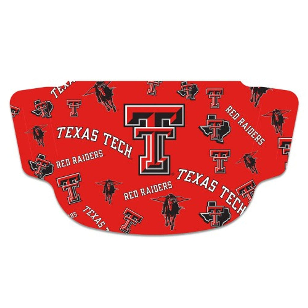 Face Mask Fan Gear Texas Tech Red Raiders Face Mask Fan Gear 194166153004