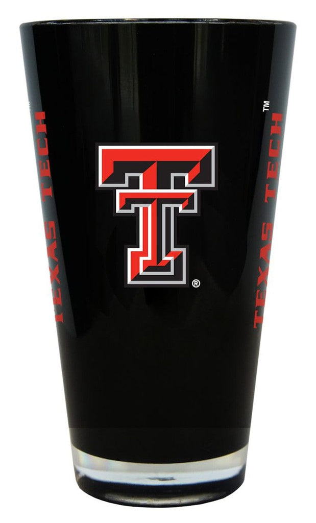 Texas Tech Red Raiders Texas Tech Red Raiders Glass 20oz Pint Plastic Insulated CO 846757189618