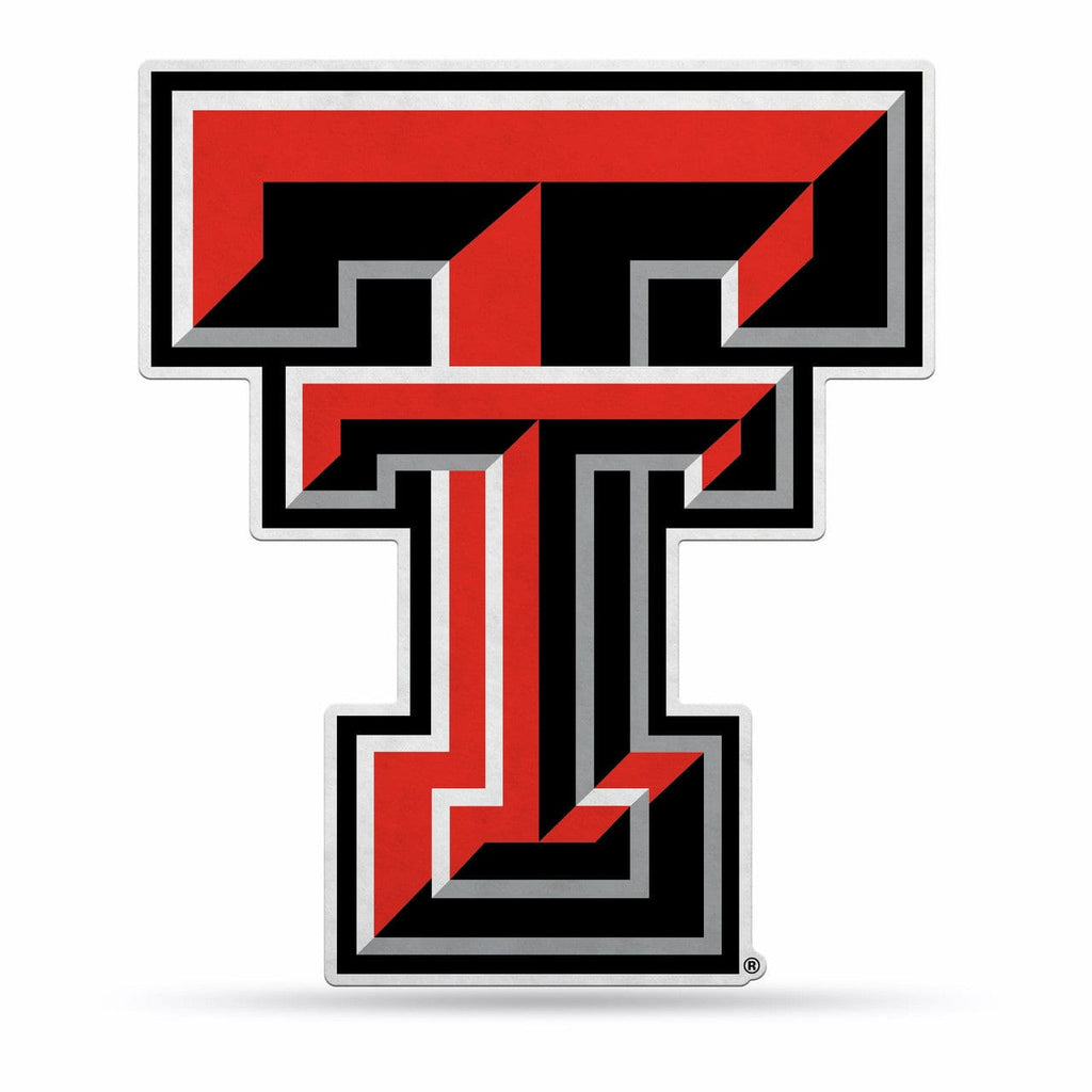 Shape Cut Pennant Texas Tech Red Raiders Pennant Shape Cut Logo Design 767345791894