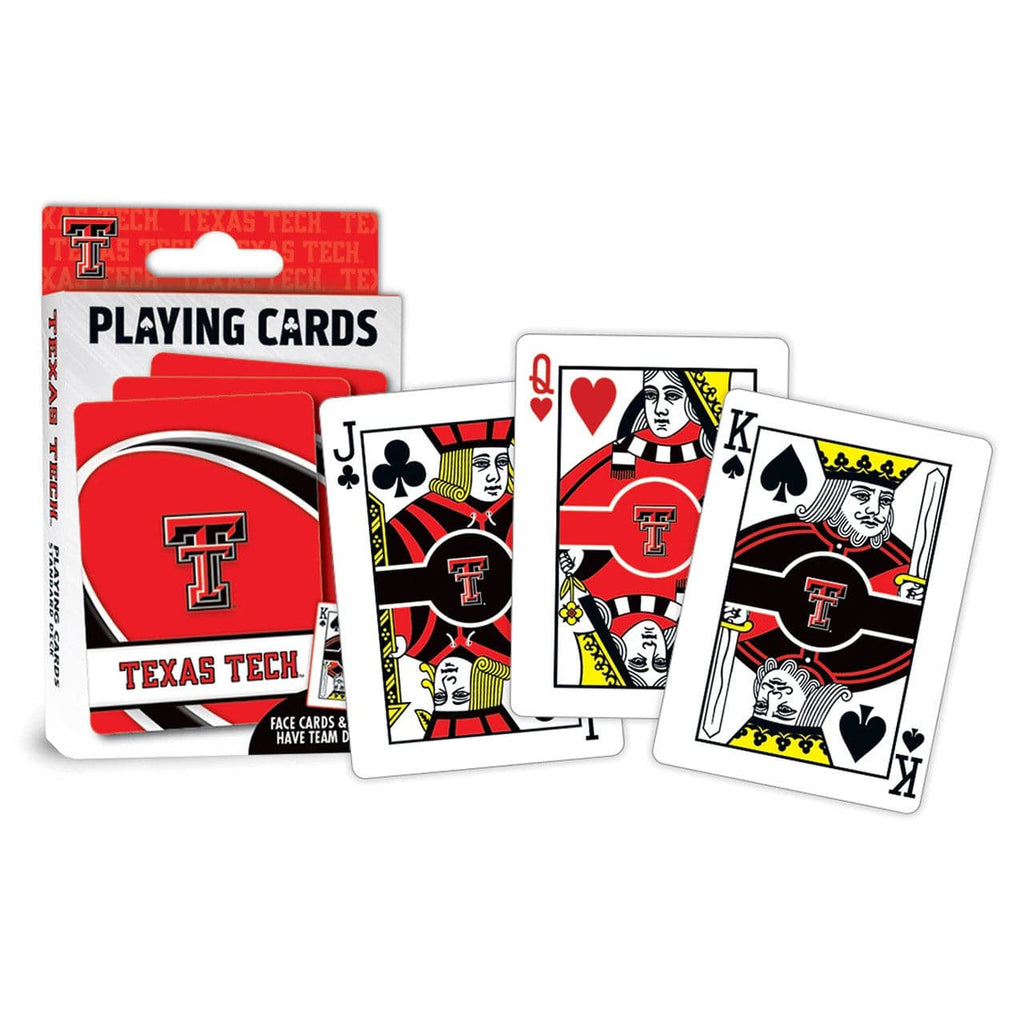 Playing Cards Texas Tech Red Raiders Playing Cards Logo 705988819254