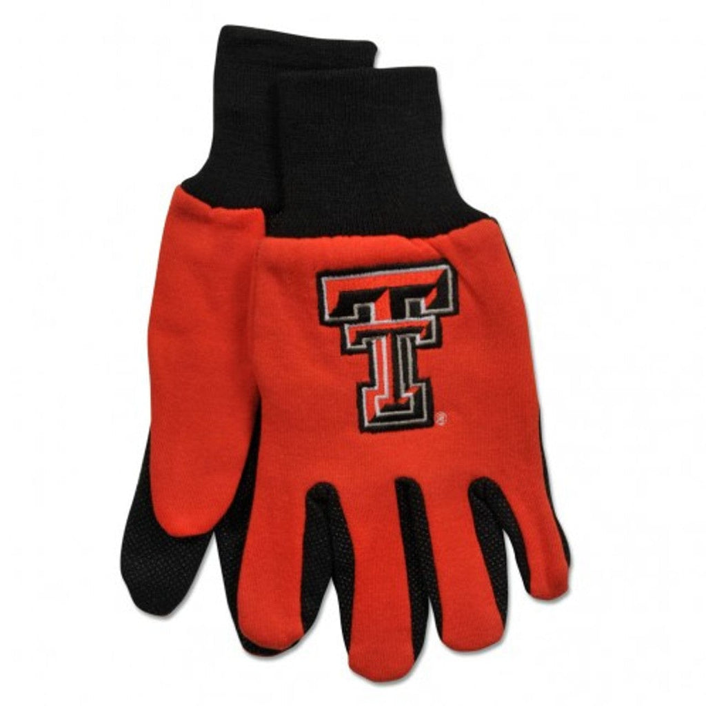 Gloves Texas Tech Red Raiders Two Tone Gloves - Adult Size - Special Order 099606959768