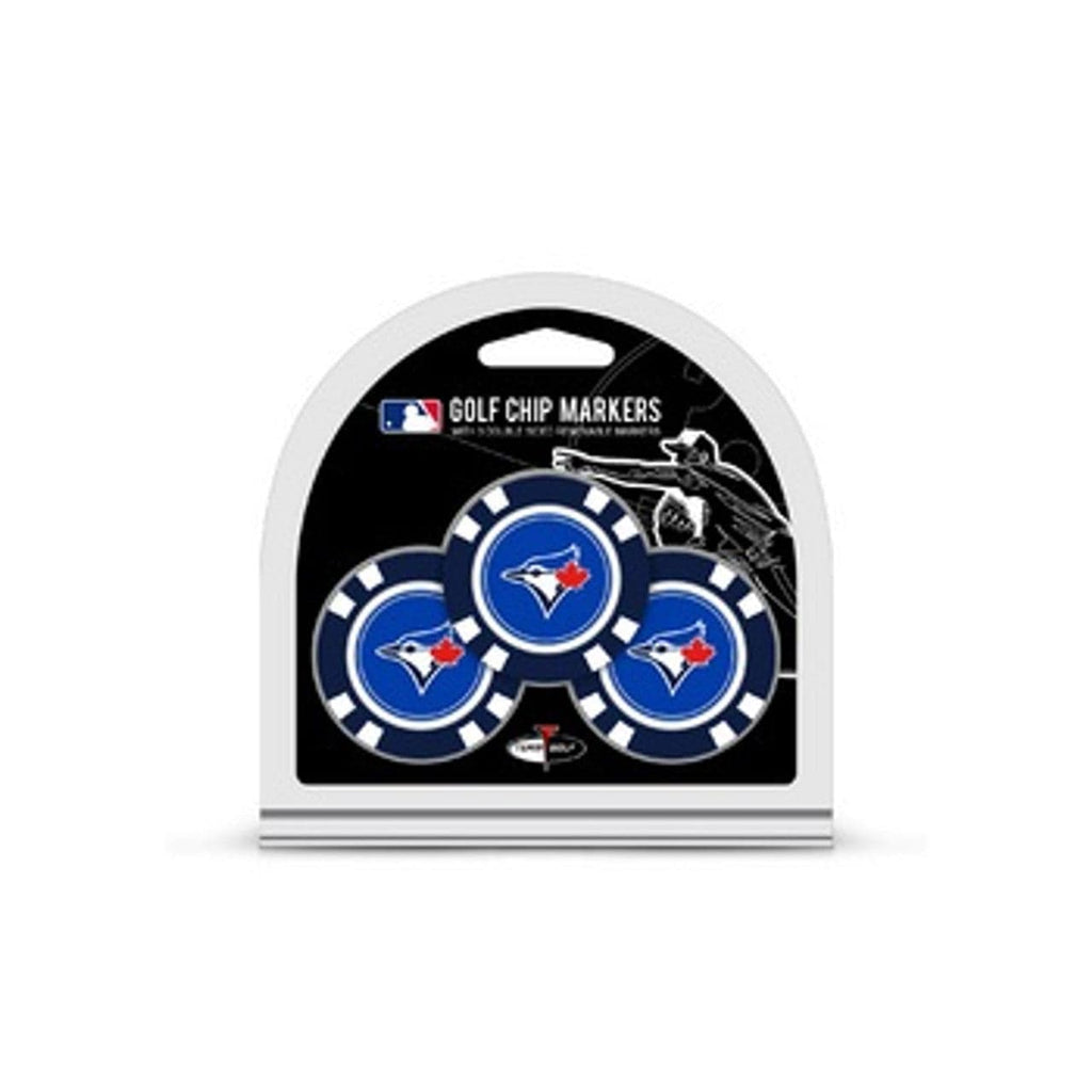 Golf Chip with Marker 3 Pack Toronto Blue Jays Golf Chip with Marker 3 Pack - Special Order 637556978882