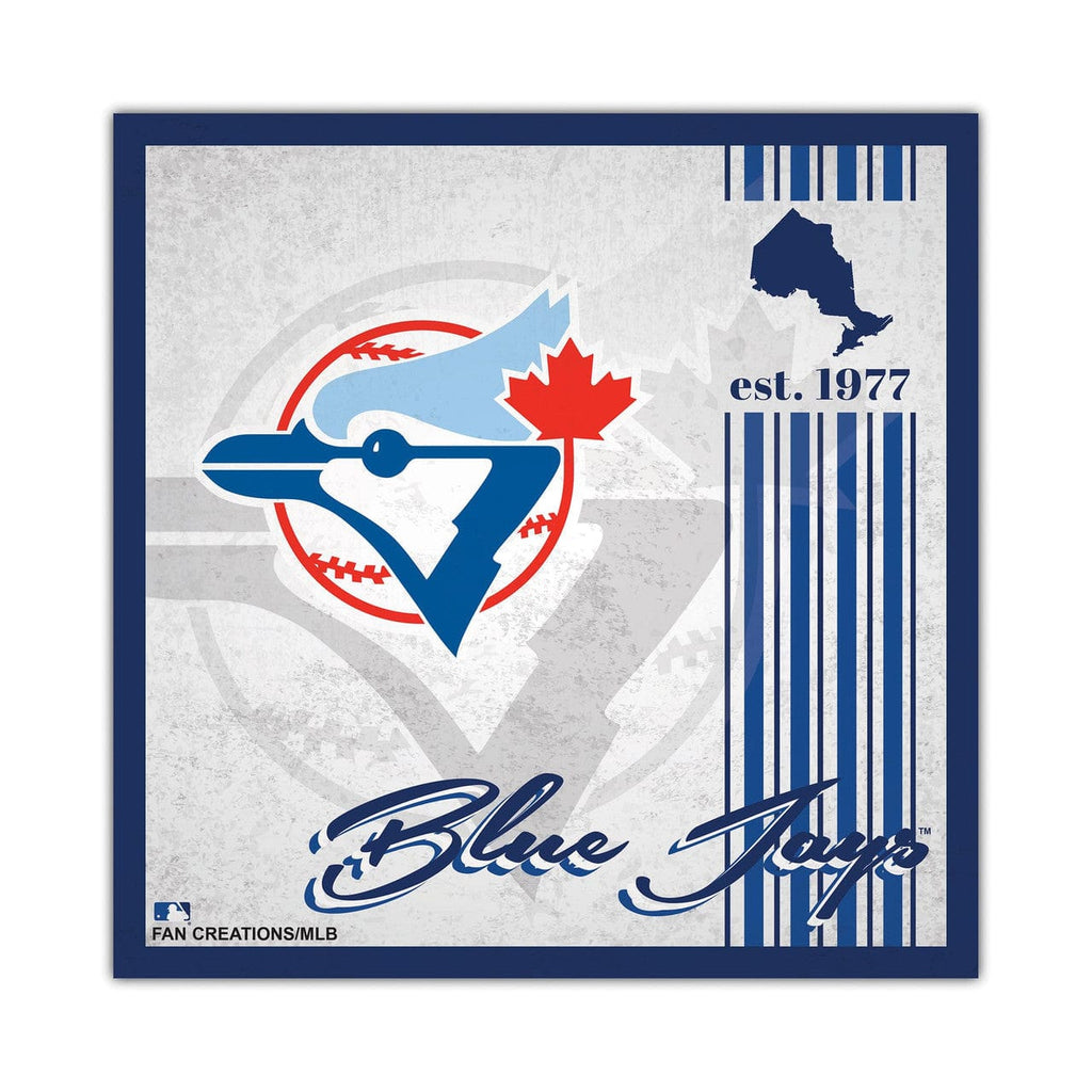 Sign 10x10 Album Toronto Blue Jays Sign Wood 10x10 Album Design - Special Order 878461371027
