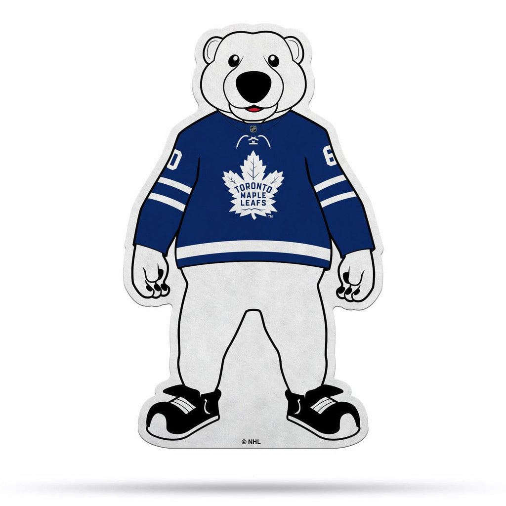 Shape Cut Pennant Toronto Maple Leafs Pennant Shape Cut Mascot Design Special Order 767345790194